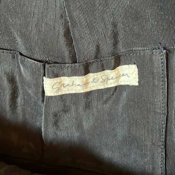 Velvet by Graham & Spencer buttery soft grey leather tote/handbag. - Picture 4 of 5